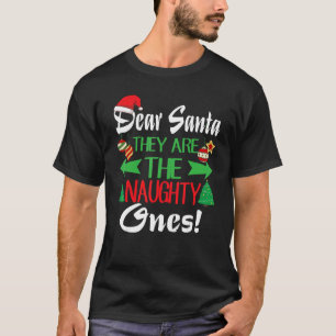 Camiseta Caros Papais noeis, eles são os malvados do Natal