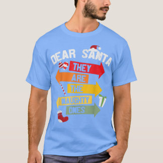 Camiseta Caros Papais noeis, Eles São Os Sinais Malvados.
