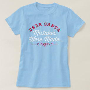 Camiseta Caros Papais noeis, Erros Foram Cometidos