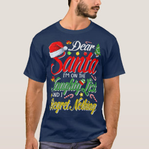 Camiseta Caros Papais noeis, estou na lista travessa e lame