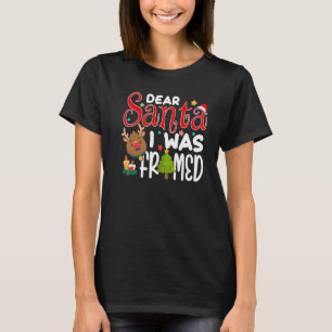 Camiseta Caros Papais noeis, Eu Fui Enquadrada No Natal.