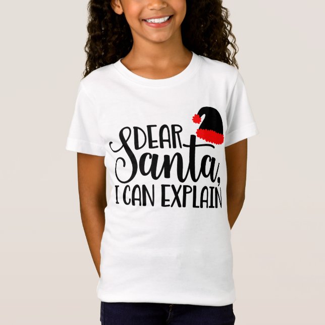 Camiseta Caros Papais noeis, Eu Posso Explicar (Frente)