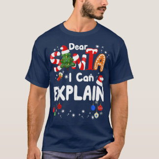 Camiseta Caros Papais noeis Eu Posso Explicar Meninos De Na