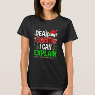 Camiseta Caros Papais noeis Eu Posso Explicar Papais noeis