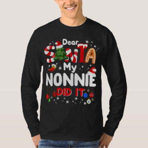 Camiseta Caros Papais noeis, Minha Nona Fez Um Natal Engraç