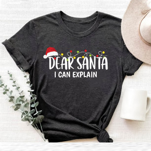 Camiseta Caros Papais noeis, posso explicar a família de Na