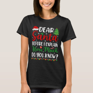 Camiseta Caros Papais noeis Posso Explicar Camiseiros Rapaz