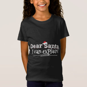 Camiseta Caros Papais noeis, Posso Explicar! Natal da Lista