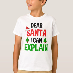 Camiseta Caros Papais noeis, Posso Explicar O Feliz Natal