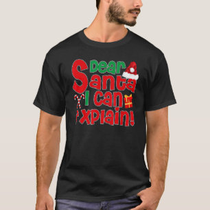 Camiseta Caros Papais noeis Posso Explicar O Natal Pajama X