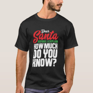 Camiseta Caros Papais noeis Quanto Vocês Sabem Que Xm De Na