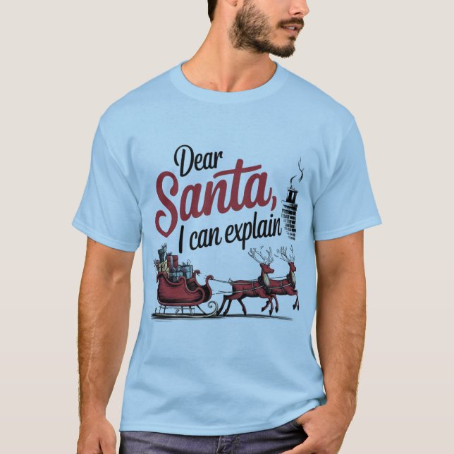 Camiseta Caros Papais noeis que posso explicar (Frente)