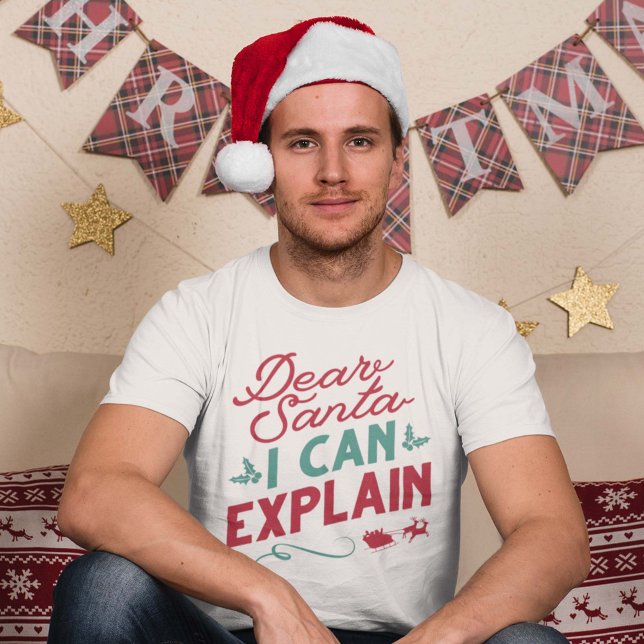 Camiseta Caros Papais noeis Que Posso Explicar (christmas shirt)