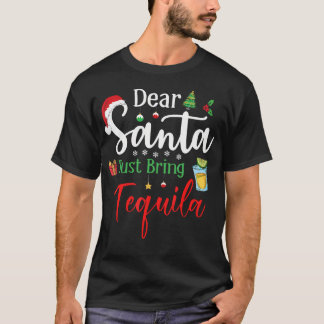Camiseta Caros Papais noeis Tragam Tequila Bebendo Engraçad