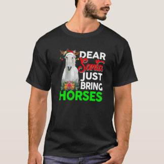 Camiseta Caros Papais noeis Trazem Cavalos As Mulheres De N