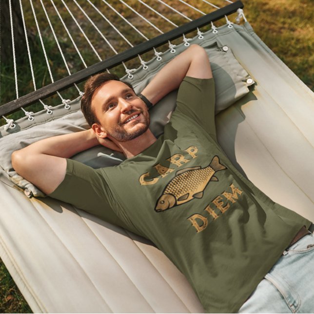 Camiseta Carp Diem Novelty Engraçado (Criador carregado)