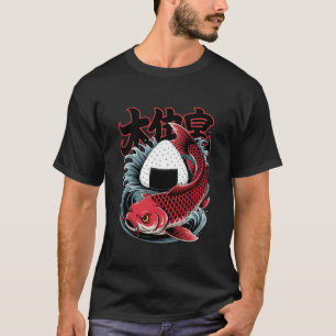 Camiseta Carpa agressiva com Onigiri Japonês