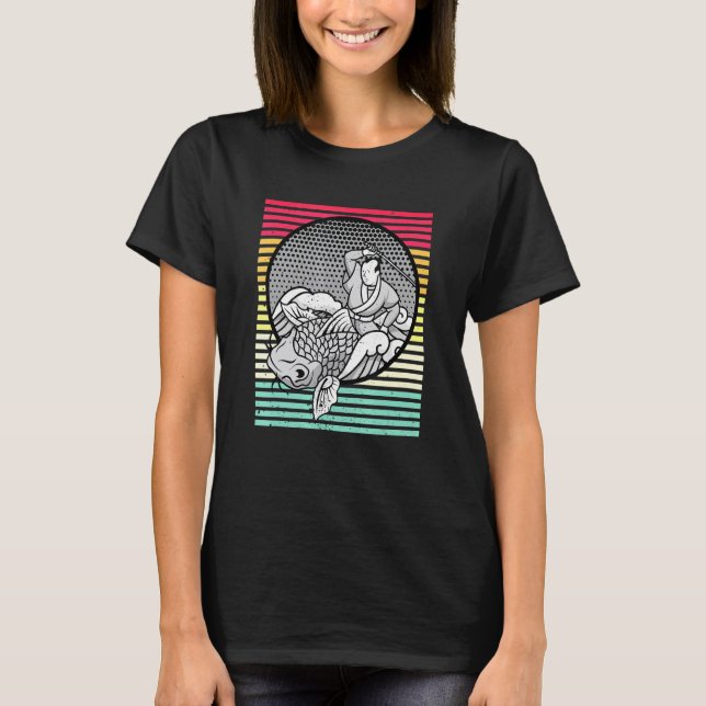 Camiseta Carpa Asagi para Arte Japonesa (Frente)