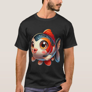 Camiseta Carpa Asiática Adorável