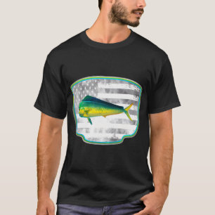 Camiseta Carpa comum bandeira americana 1