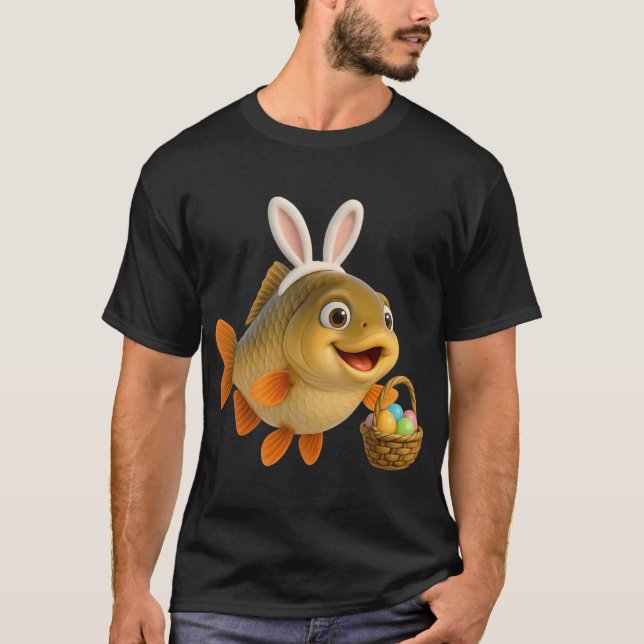 Camiseta Carpa Comum da Páscoa (Frente)