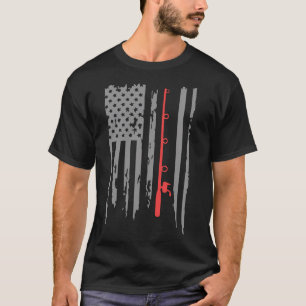 Camiseta Carpa Comum Mestre (bandeira americana) 1