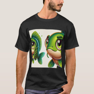 Camiseta Carpa de Grama Adorável