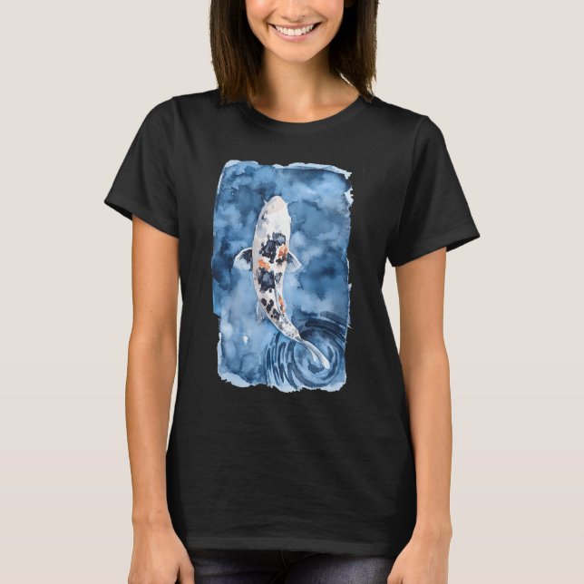 Camiseta Carpa em azul (Frente)