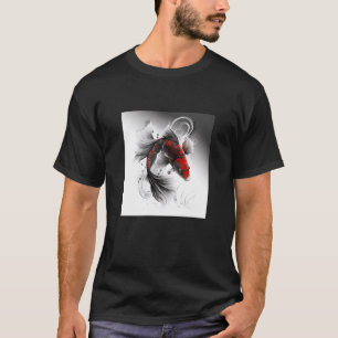 Camiseta Carpa Japonesa Asiática Antiga Nishikigoi Peixe Ko