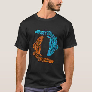 Camiseta Carpa Japonesa Peixe Japonês Flor de Cerejeira 63