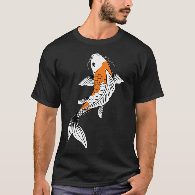 Camiseta Carpa Koi Graciosa (Frente)