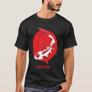 Camiseta Carpa Koi Japão Tancho Nishikigoi Peixe Lagoa Água