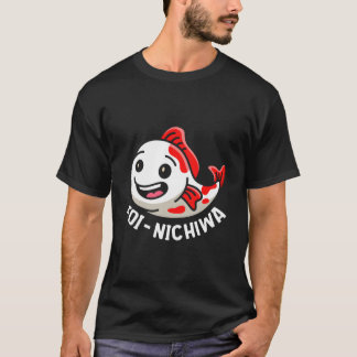 Camiseta Carpa Koi Japonesa Koi-Nichiwa Nishikigoi Carpa Ko