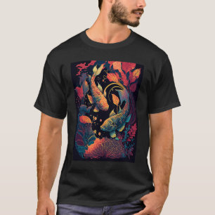 Camiseta Carpa Koi Japonesa Nishikigoi Peixe Japão 6