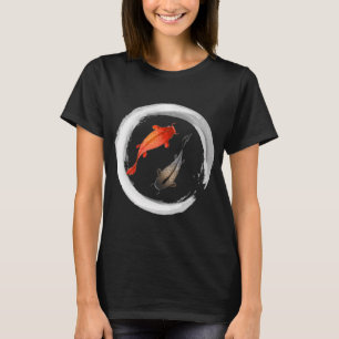 Camiseta Carpa Koi Japonesa Símbolo Zen Japonês Nis
