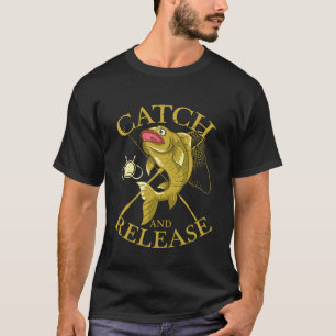 Camiseta Carpa Pega e Solta Caça de Carpa
