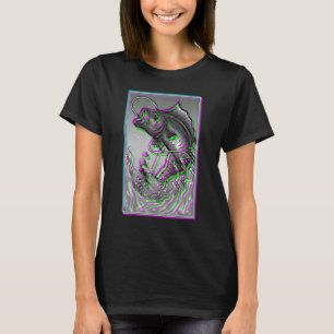 Camiseta Carpa Peixe Koi Pescaria Japonesa Grande Onda Kana