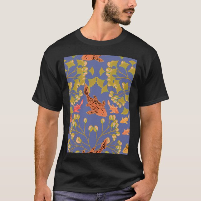 Camiseta Carpas Douradas & Sonhos de Gingko (Frente)
