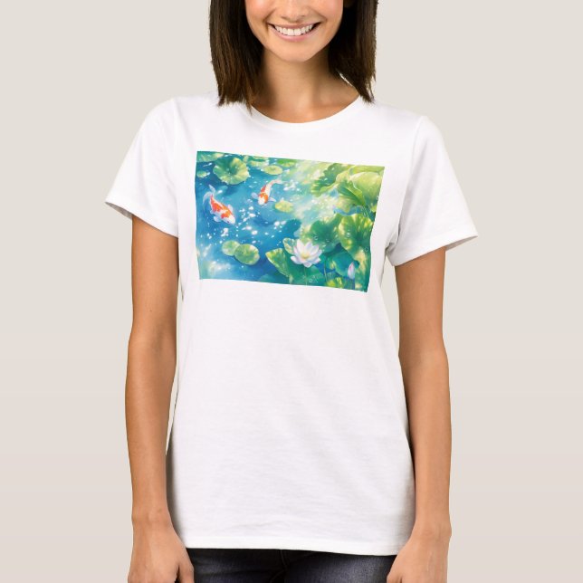 Camiseta Carpas Entre Ninféas (Frente)