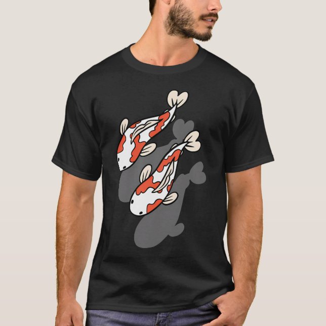Camiseta Carpas nadando (Frente)