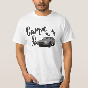 Camiseta Carpe Diem com Citroën GS - em 9 cores - DIY