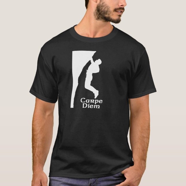 Camiseta Carpe Diem que escala #3 (Frente)