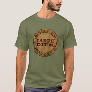 Camiseta Carpe diem Seize o dia Memento mori