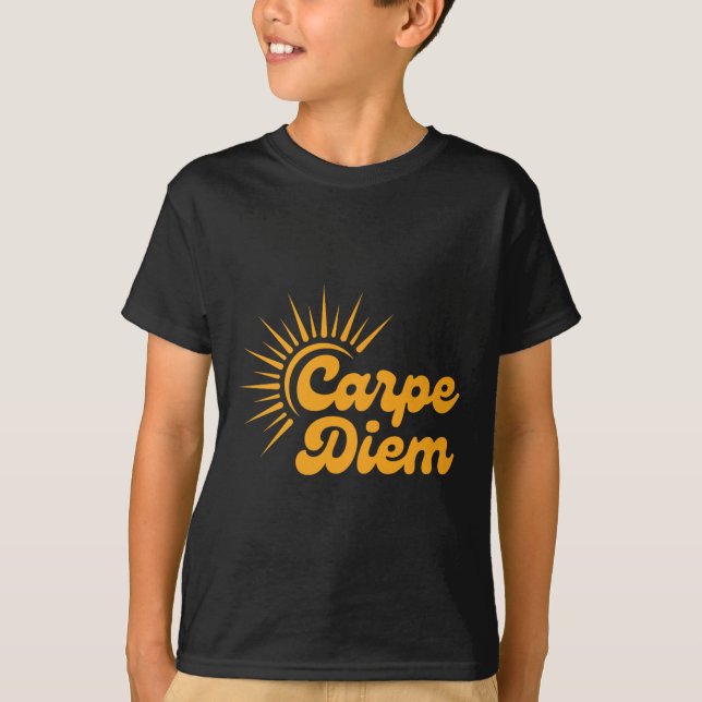 Camiseta Carpe Diem Sunrise Premium  (Frente)