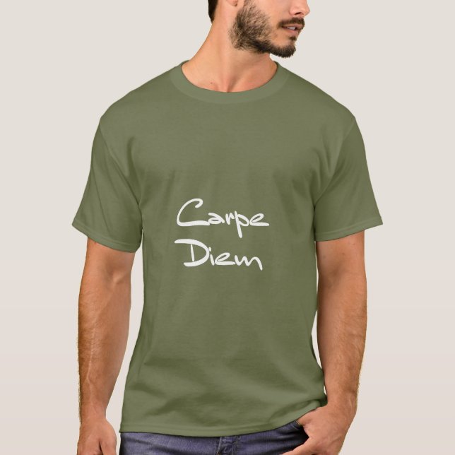 Camiseta CARPE DIEM Texto Legal Moderno (Frente)