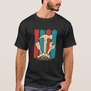 Camiseta Carpenter Retro Carpentry Handyman Roofer Woodwork