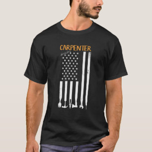 Camiseta Carpenter Tools US American Flag