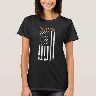 Camiseta Carpenter Tools US American Flag