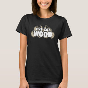 Camiseta Carpintaria Lenhador Eu Tenho Acampamento de Corte