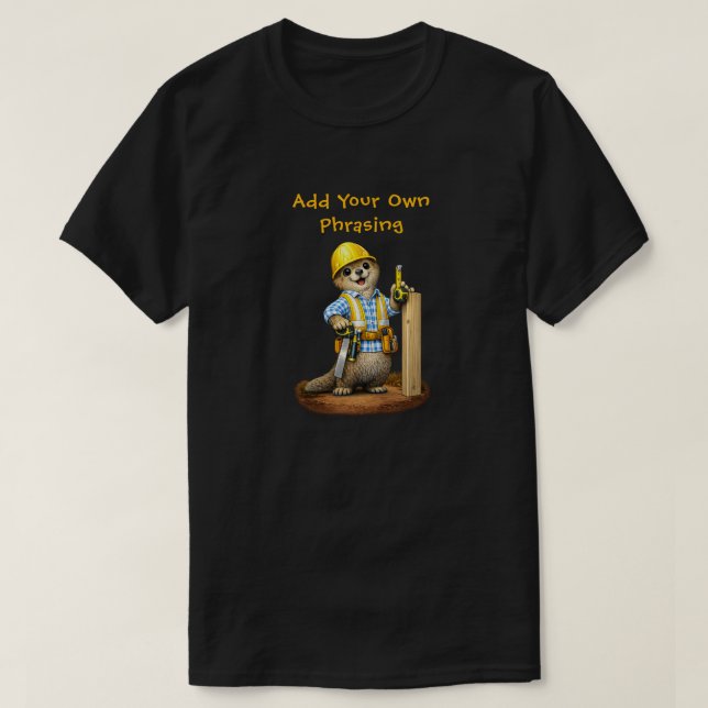 Camiseta "Carpinteiro" (Frente do Design)